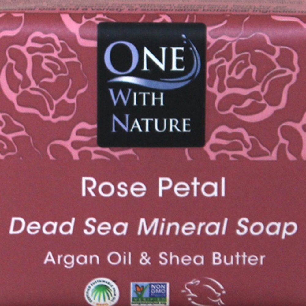 Dead Sea Minerals: Rose Petal Soap - Picture 2 of 3